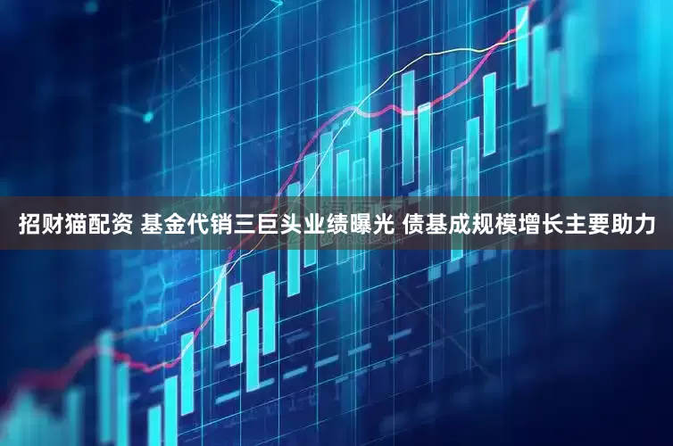 招财猫配资 基金代销三巨头业绩曝光 债基成规模增长主要助力